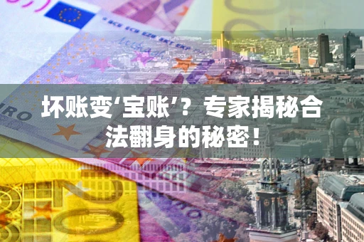 济南坏账变‘宝账’？专家揭秘合法翻身的秘密！