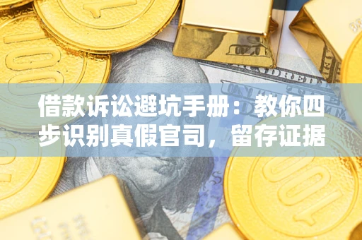 济南借款诉讼避坑手册：教你四步识别真假官司，留存证据不踩雷