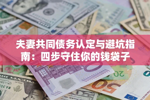济南夫妻共同债务认定与避坑指南：四步守住你的钱袋子