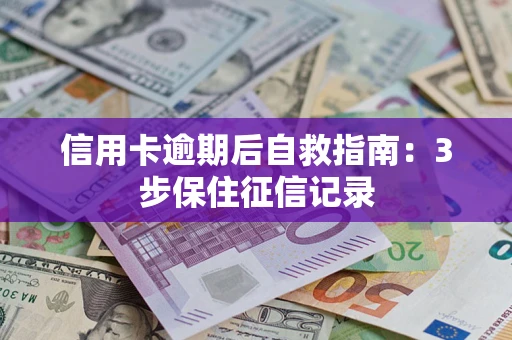 济南信用卡逾期后自救指南：3步保住征信记录